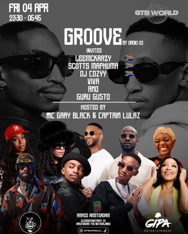 GTB WORLD - GROOVE BY ORDIO 02 W/ LEEMCKRAZY & SCOTTS MAPHUMA